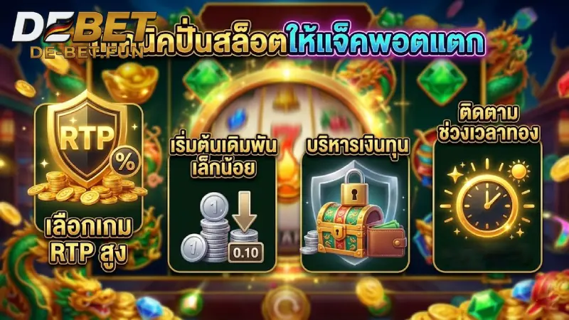 เทคนิคการปั่น สล็อต DEBET ให้แจ็คพอตแตก