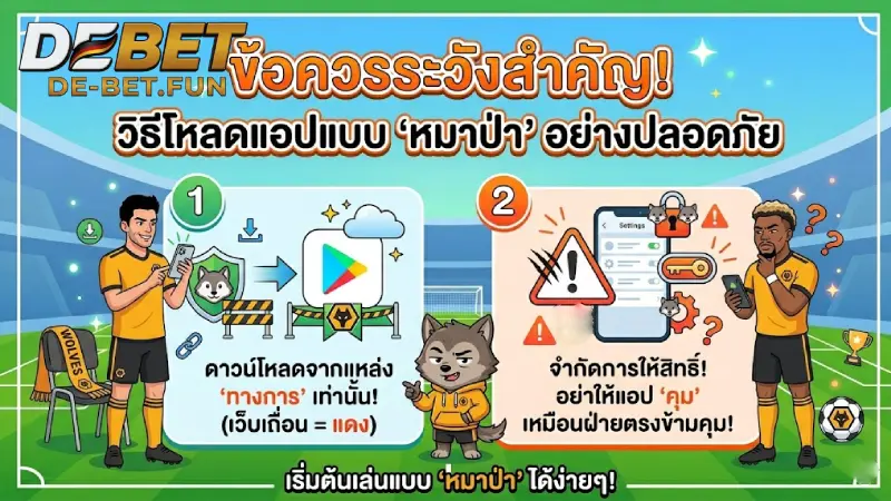 ข้อควรระวังสำคัญในการดาวน์โหลดแอปเพื่อให้ปลอดภัย