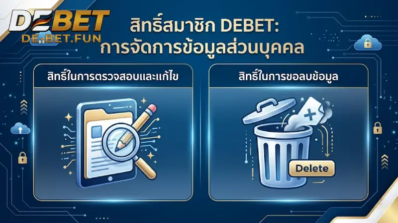 สิทธิ์ของสมาชิกในการจัดการข้อมูลส่วนบุคคล